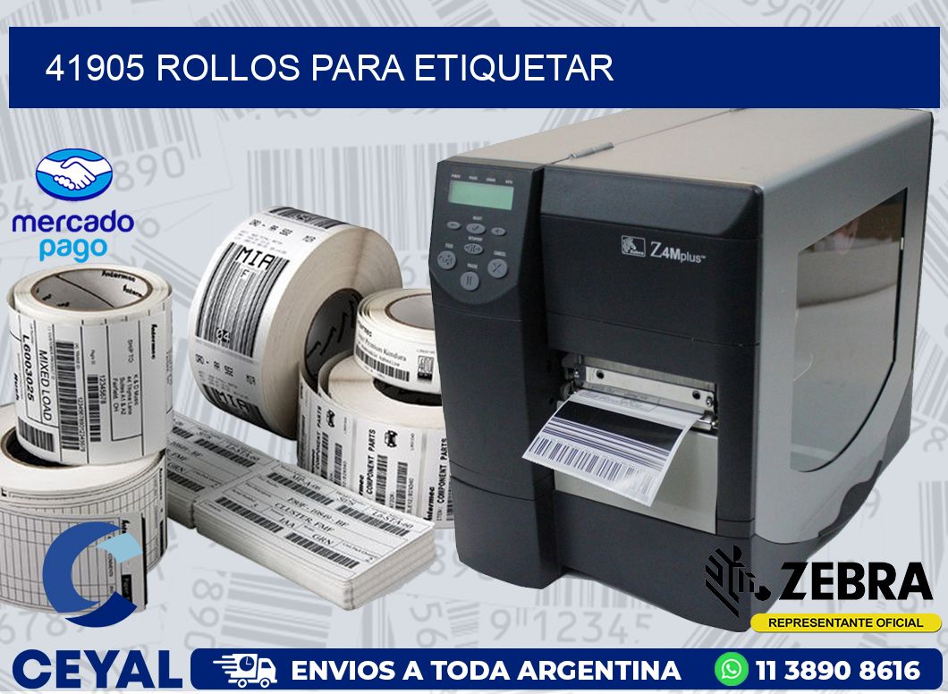 41905 ROLLOS PARA ETIQUETAR
