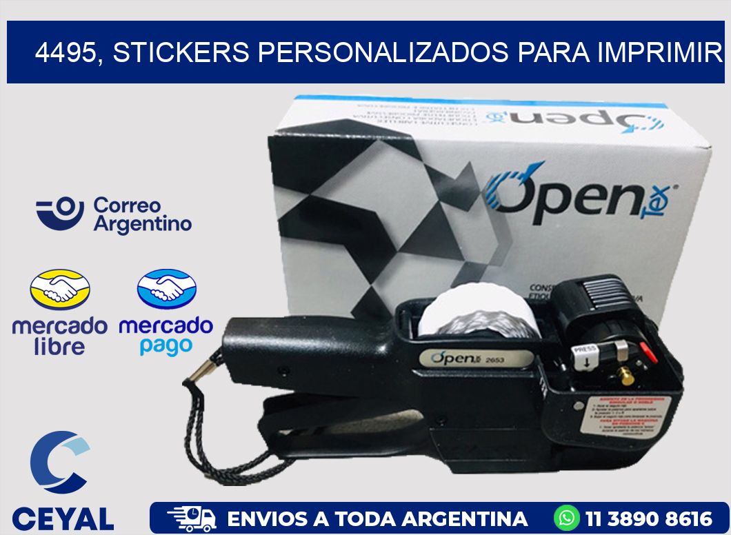 4495, stickers personalizados para imprimir