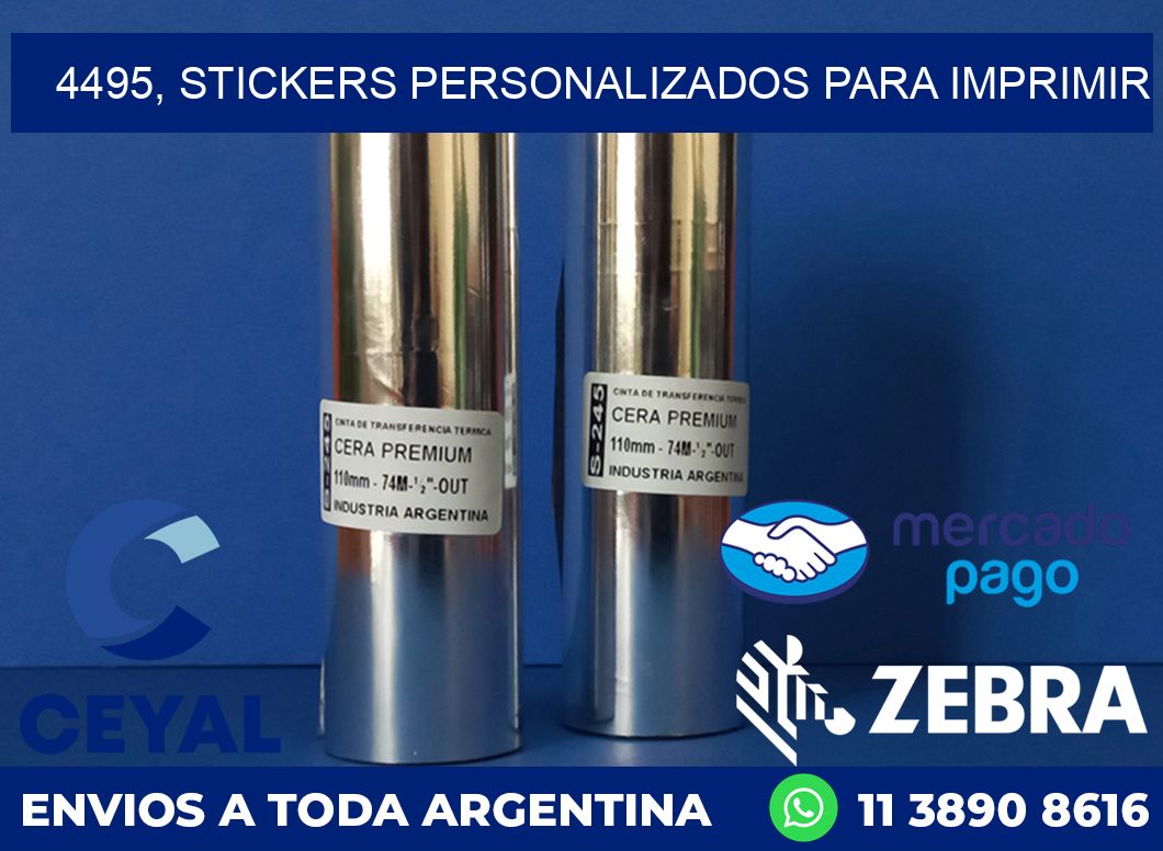 4495, stickers personalizados para imprimir