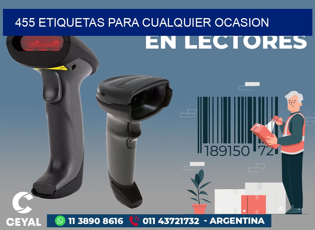 455 ETIQUETAS PARA CUALQUIER OCASION