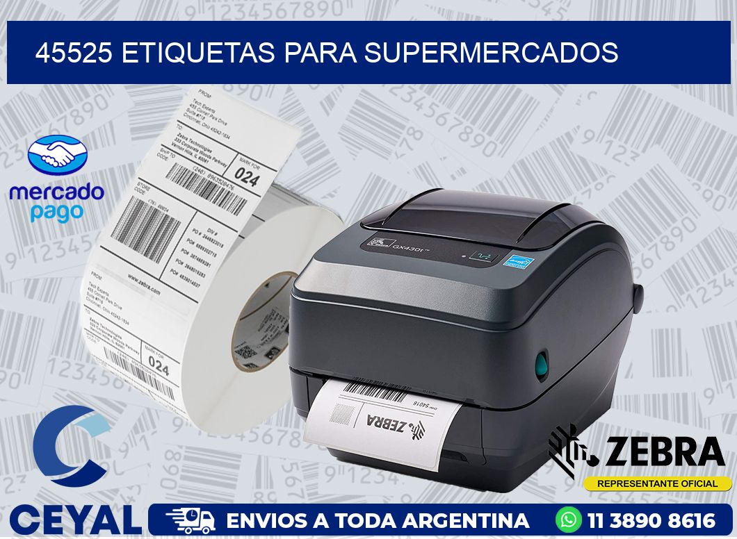 45525 ETIQUETAS PARA SUPERMERCADOS