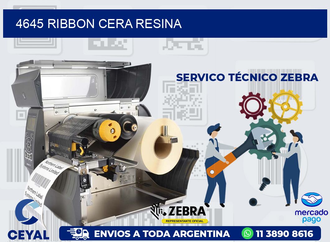 4645 RIBBON CERA RESINA