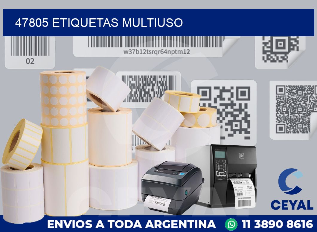 47805 ETIQUETAS MULTIUSO