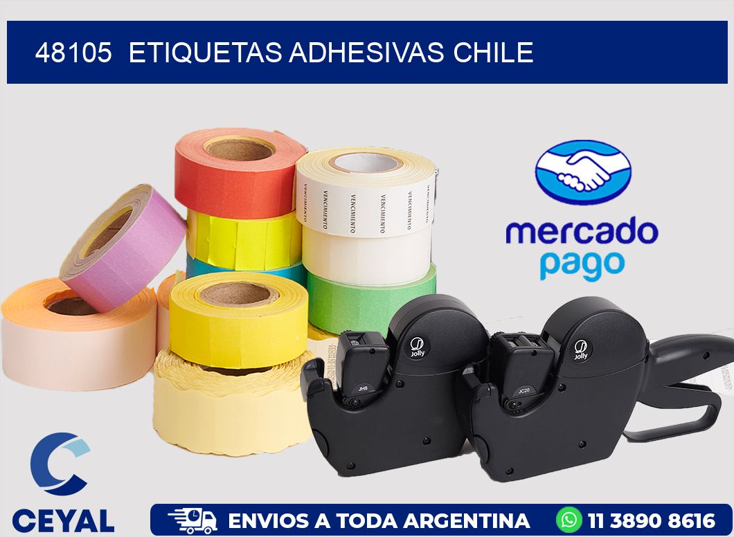 48105  ETIQUETAS ADHESIVAS CHILE