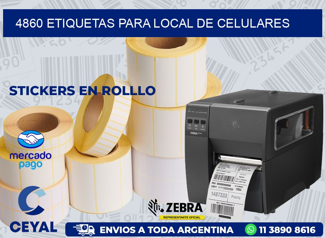 4860 ETIQUETAS PARA LOCAL DE CELULARES