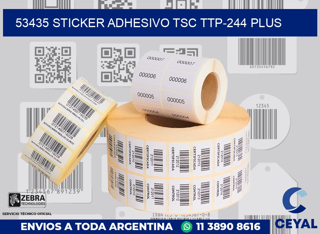 53435 STICKER ADHESIVO TSC TTP-244 PLUS