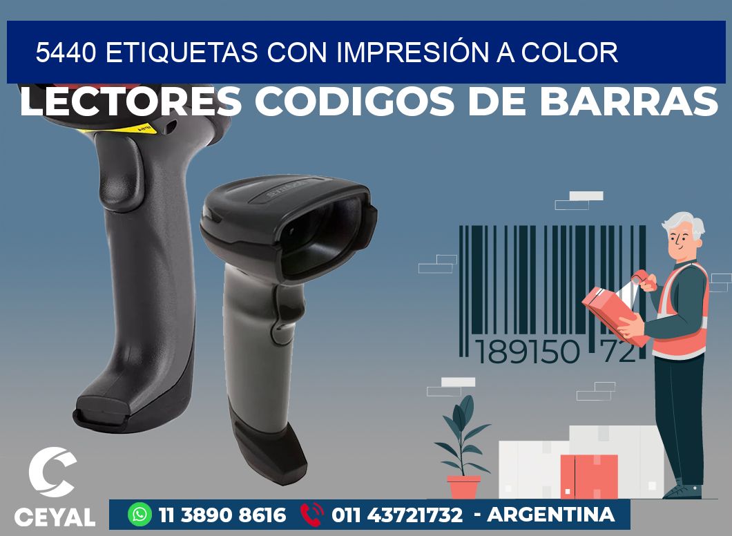 5440 ETIQUETAS CON IMPRESIÓN A COLOR