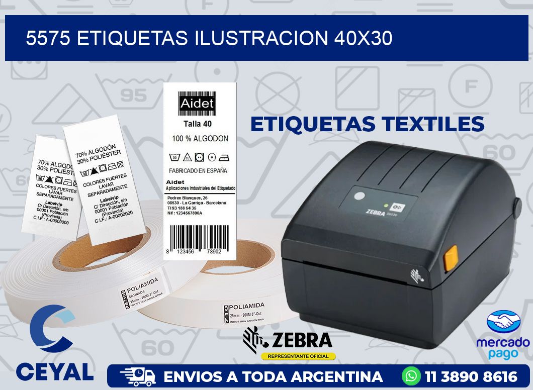 5575 ETIQUETAS ILUSTRACION 40X30