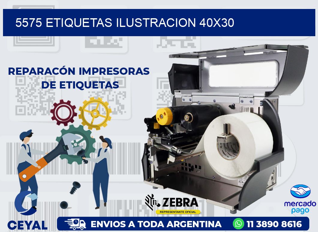 5575 ETIQUETAS ILUSTRACION 40X30