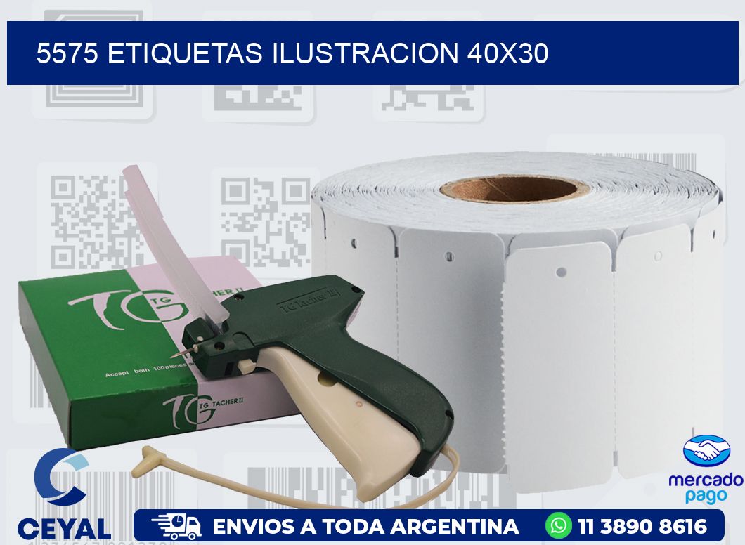 5575 ETIQUETAS ILUSTRACION 40X30