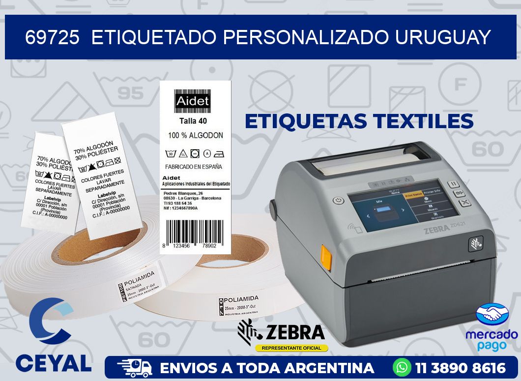 69725  ETIQUETADO PERSONALIZADO URUGUAY