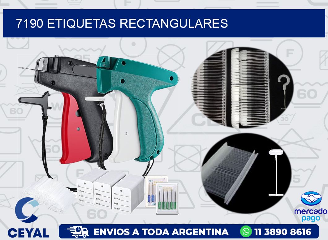 7190 ETIQUETAS RECTANGULARES