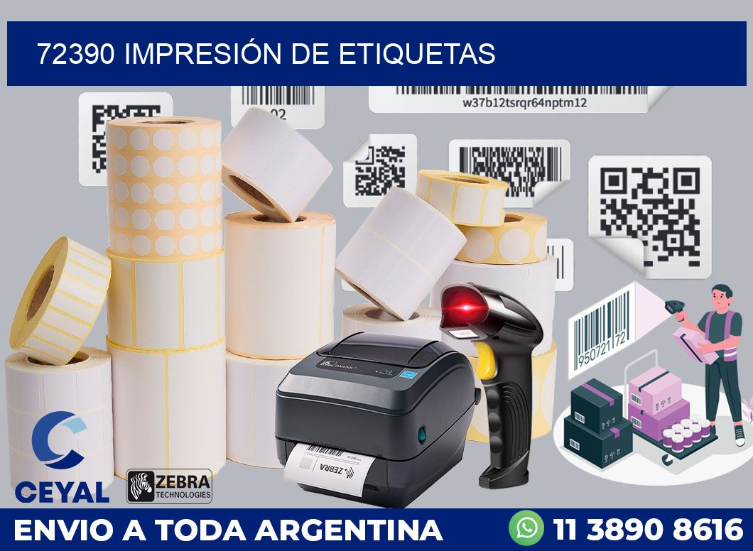 72390 IMPRESIÓN DE ETIQUETAS