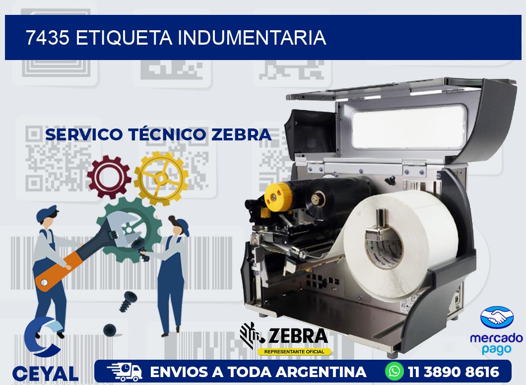 7435 ETIQUETA INDUMENTARIA