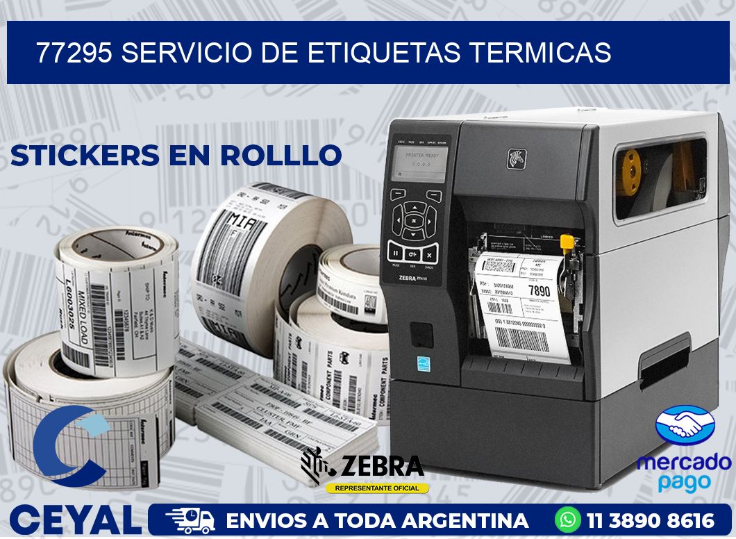 77295 SERVICIO DE ETIQUETAS TERMICAS
