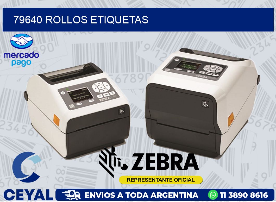 79640 ROLLOS ETIQUETAS