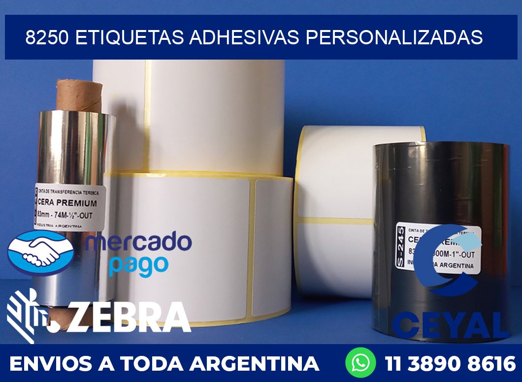 8250 ETIQUETAS ADHESIVAS PERSONALIZADAS