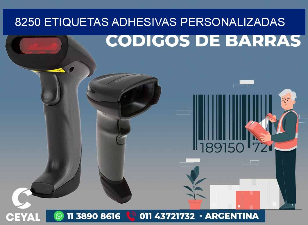 8250 ETIQUETAS ADHESIVAS PERSONALIZADAS