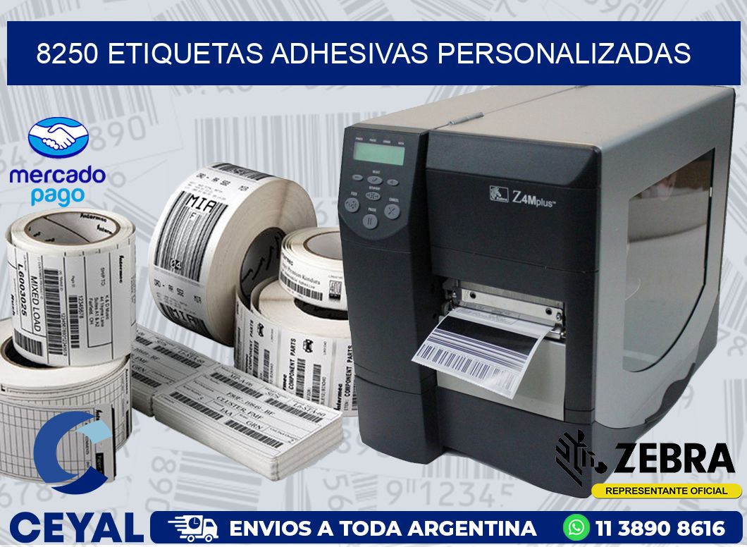 8250 ETIQUETAS ADHESIVAS PERSONALIZADAS