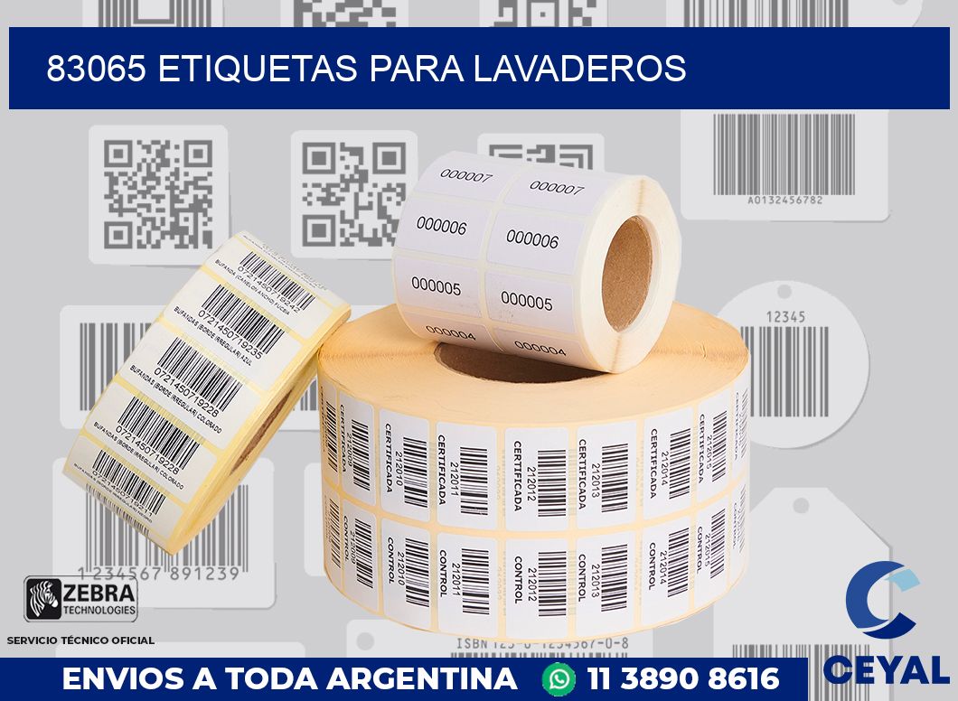 83065 ETIQUETAS PARA LAVADEROS