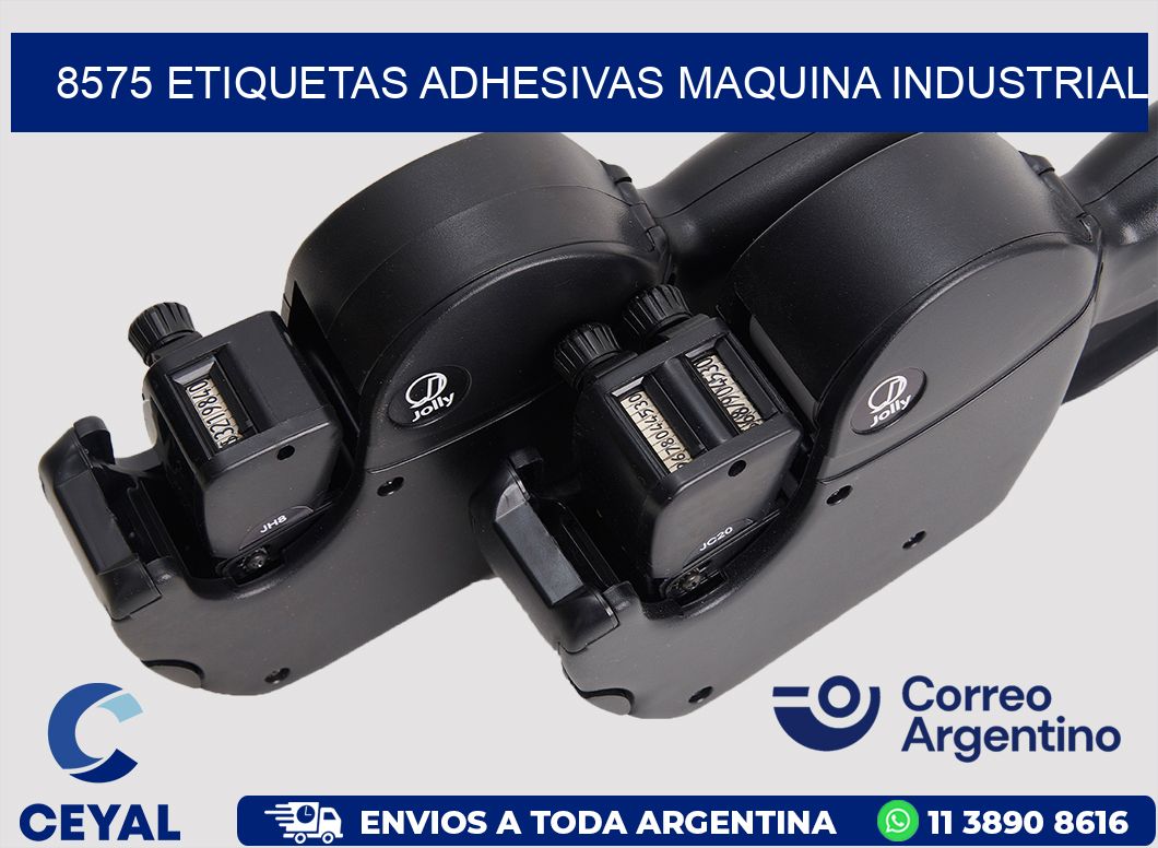 8575 ETIQUETAS ADHESIVAS MAQUINA INDUSTRIAL