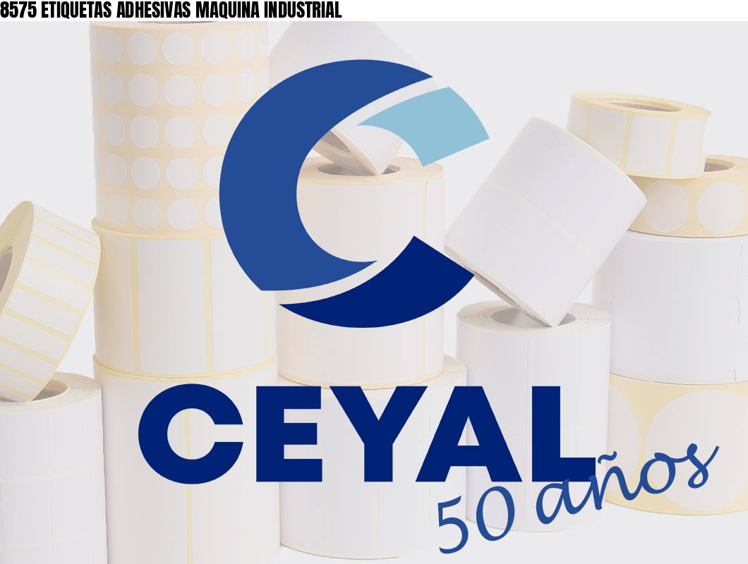 8575 ETIQUETAS ADHESIVAS MAQUINA INDUSTRIAL