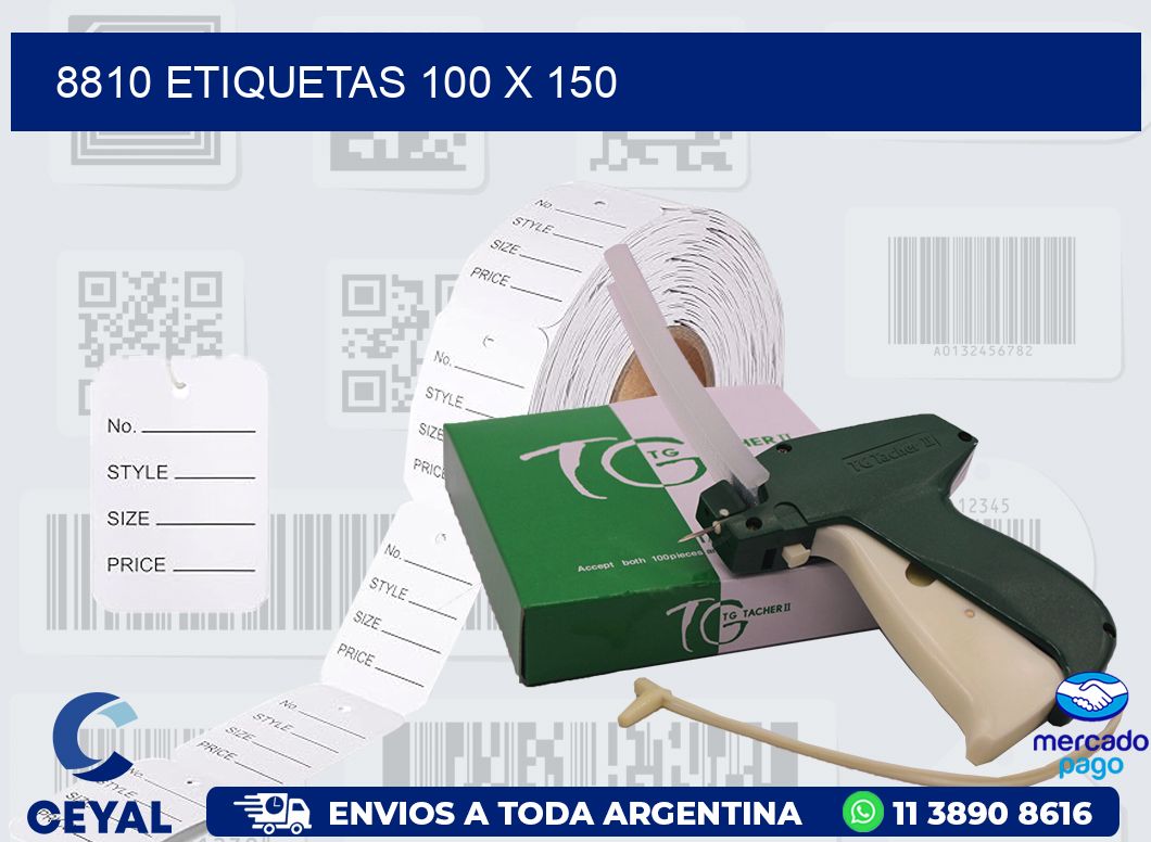 8810 ETIQUETAS 100 X 150