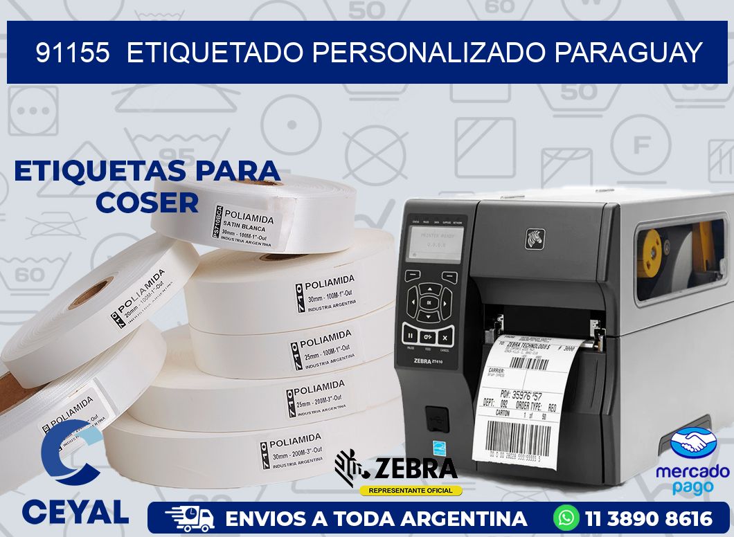91155  ETIQUETADO PERSONALIZADO PARAGUAY