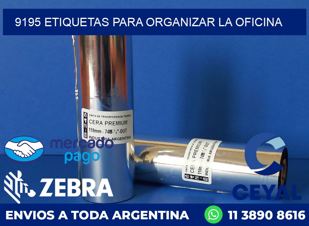 9195 ETIQUETAS PARA ORGANIZAR LA OFICINA