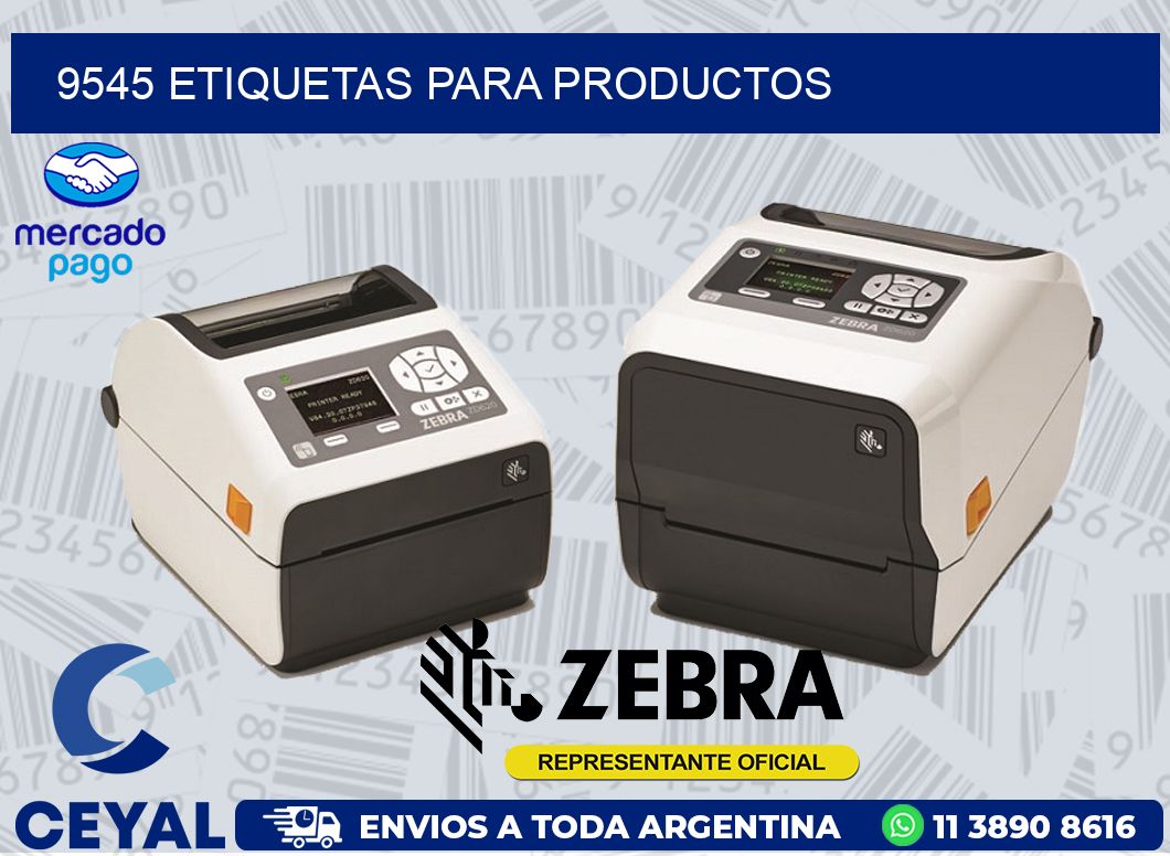 9545 ETIQUETAS PARA PRODUCTOS