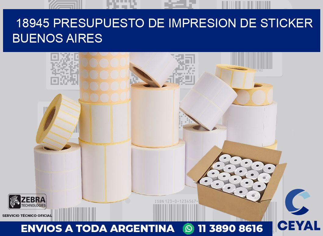 18945 PRESUPUESTO DE IMPRESION DE STICKER BUENOS AIRES