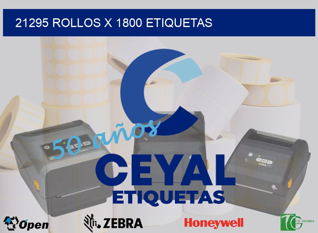 21295 Rollos x 1800 etiquetas