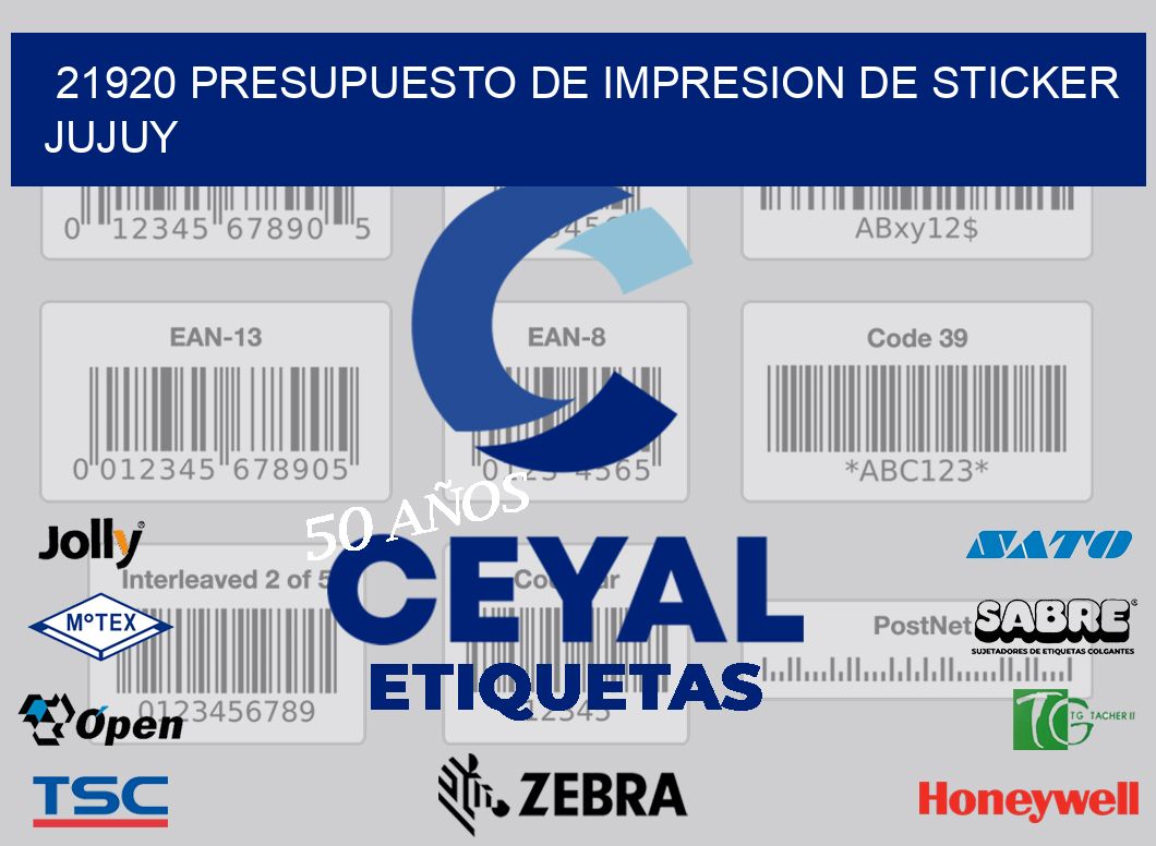 21920 PRESUPUESTO DE IMPRESION DE STICKER JUJUY