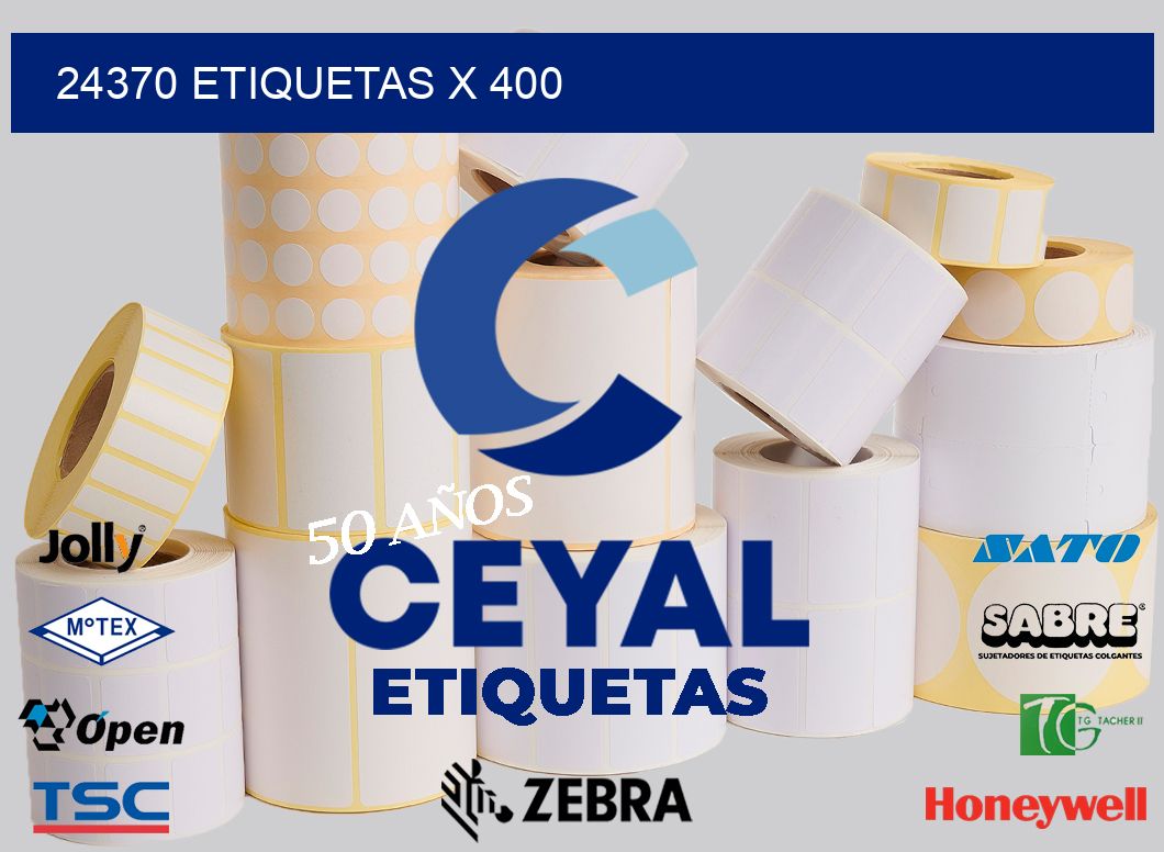 24370 Etiquetas x 400