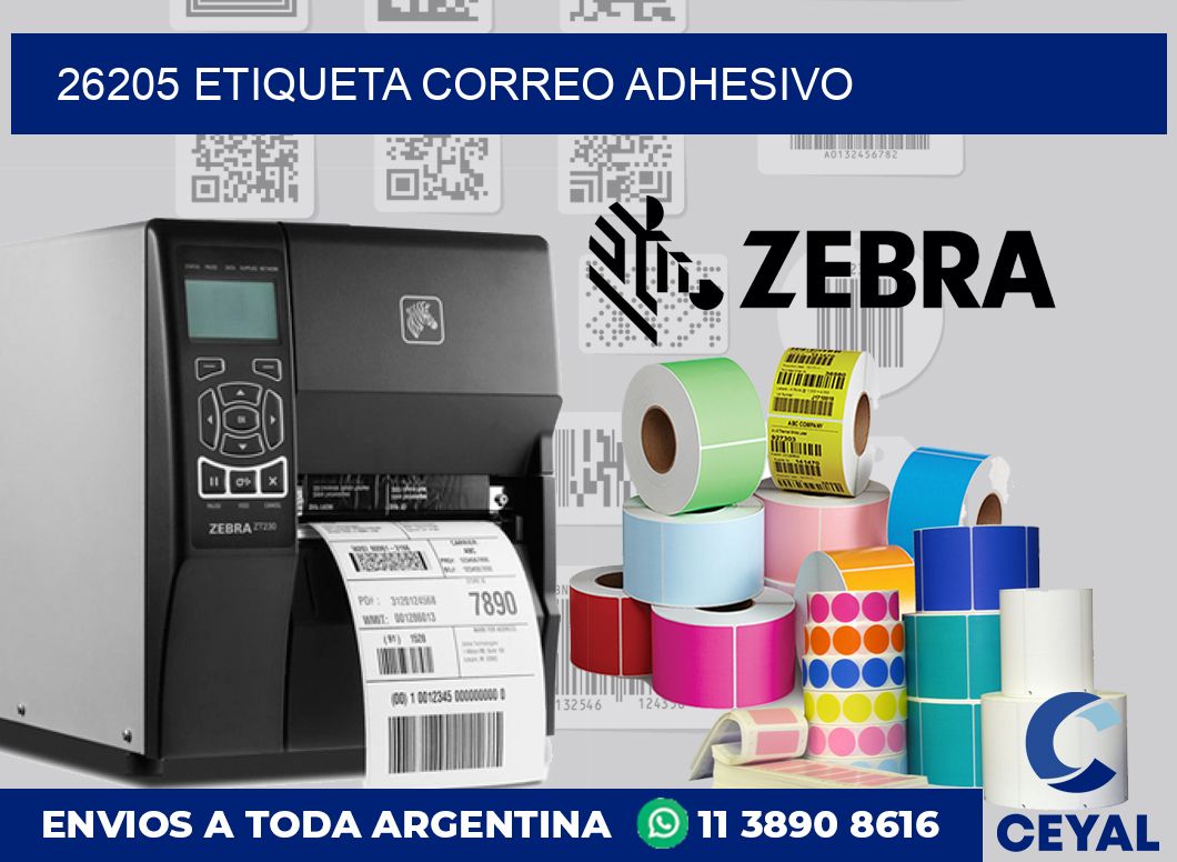 26205 ETIQUETA CORREO ADHESIVO