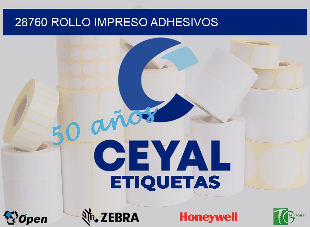 28760 ROLLO IMPRESO ADHESIVOS