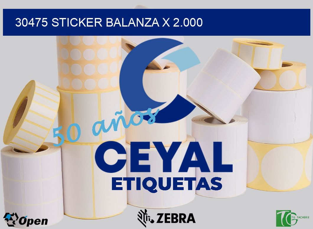 30475 sticker balanza x 2.000