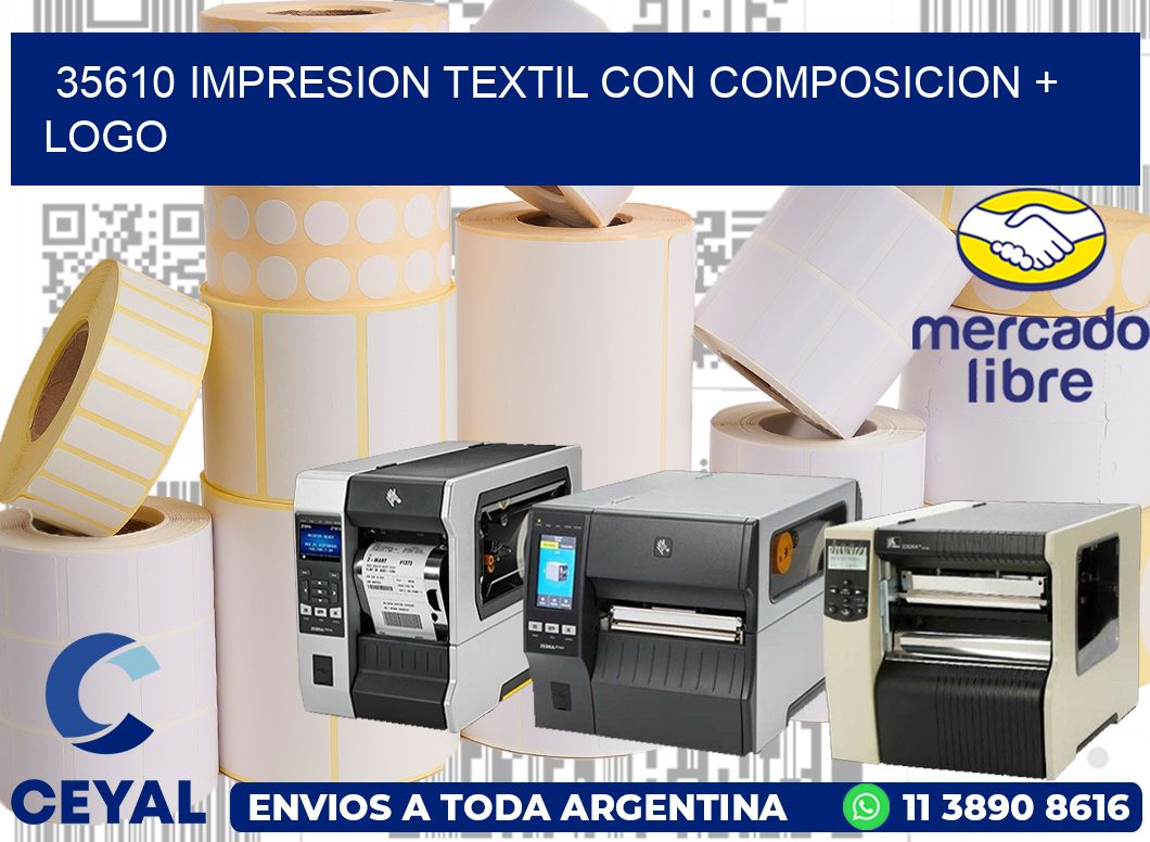 35610 IMPRESION TEXTIL CON COMPOSICION + LOGO