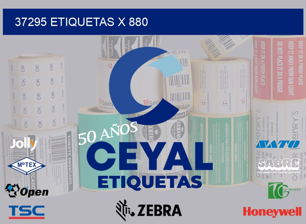 37295 Etiquetas x 880