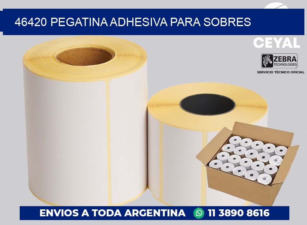 46420 PEGATINA ADHESIVA PARA SOBRES