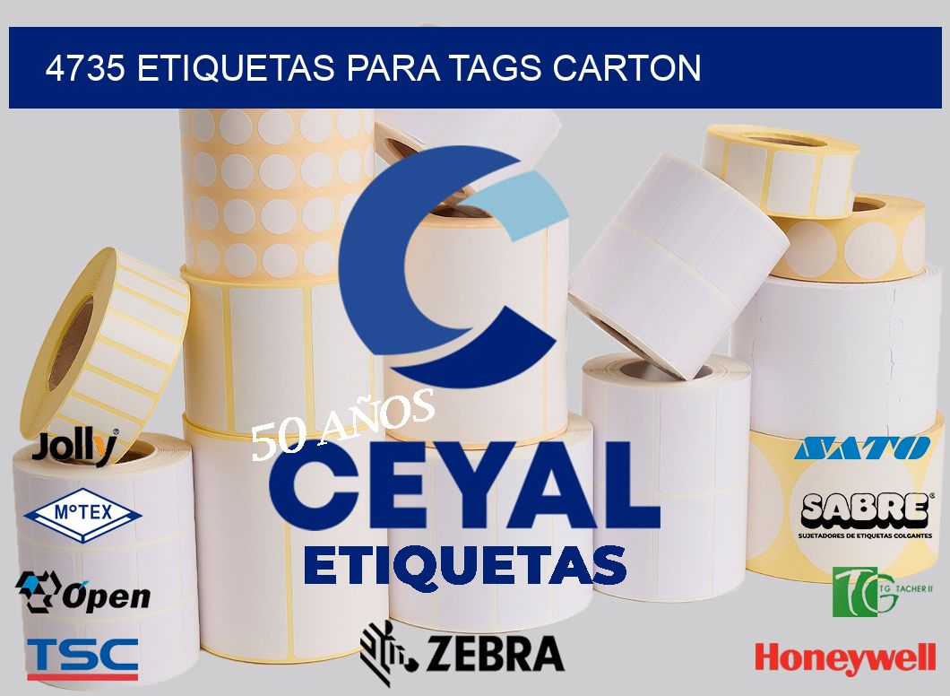 4735 ETIQUETAS PARA TAGS CARTON