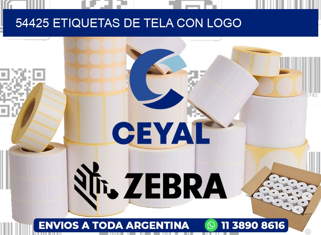 54425 ETIQUETAS DE TELA CON LOGO
