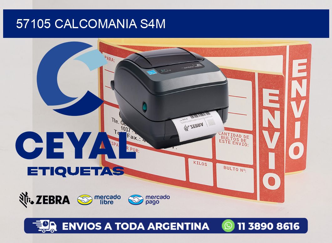 57105 CALCOMANIA S4M