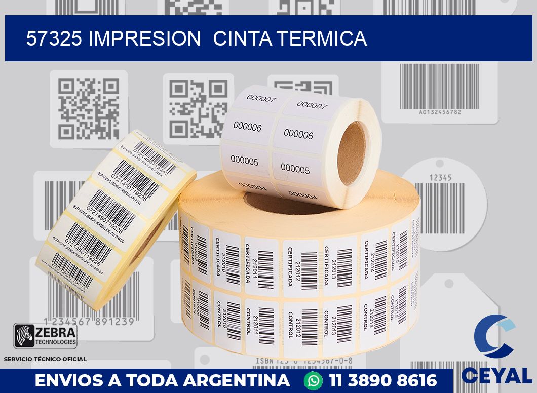 57325 impresion  cinta termica