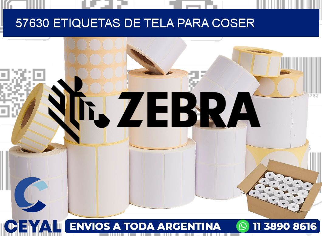 57630 ETIQUETAS DE TELA PARA COSER