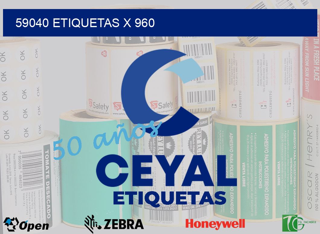 59040 Etiquetas x 960