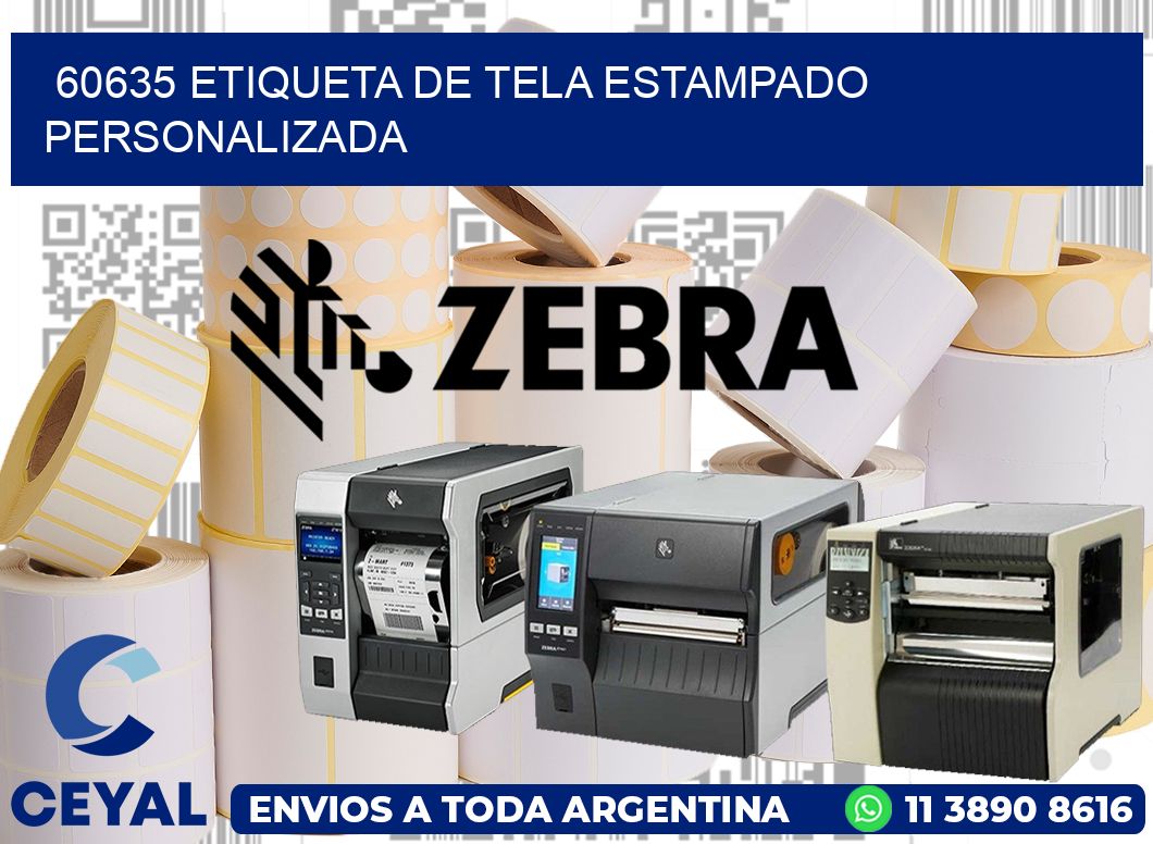60635 ETIQUETA DE TELA ESTAMPADO PERSONALIZADA