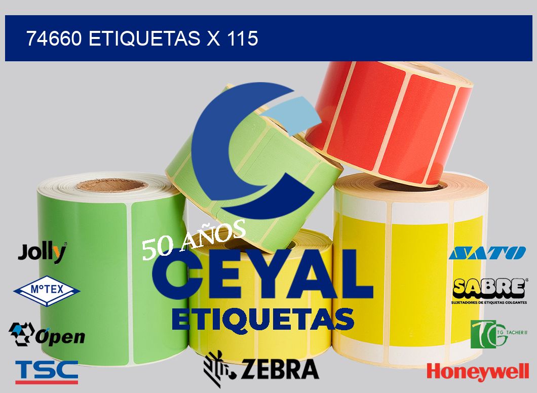 74660 Etiquetas x 115