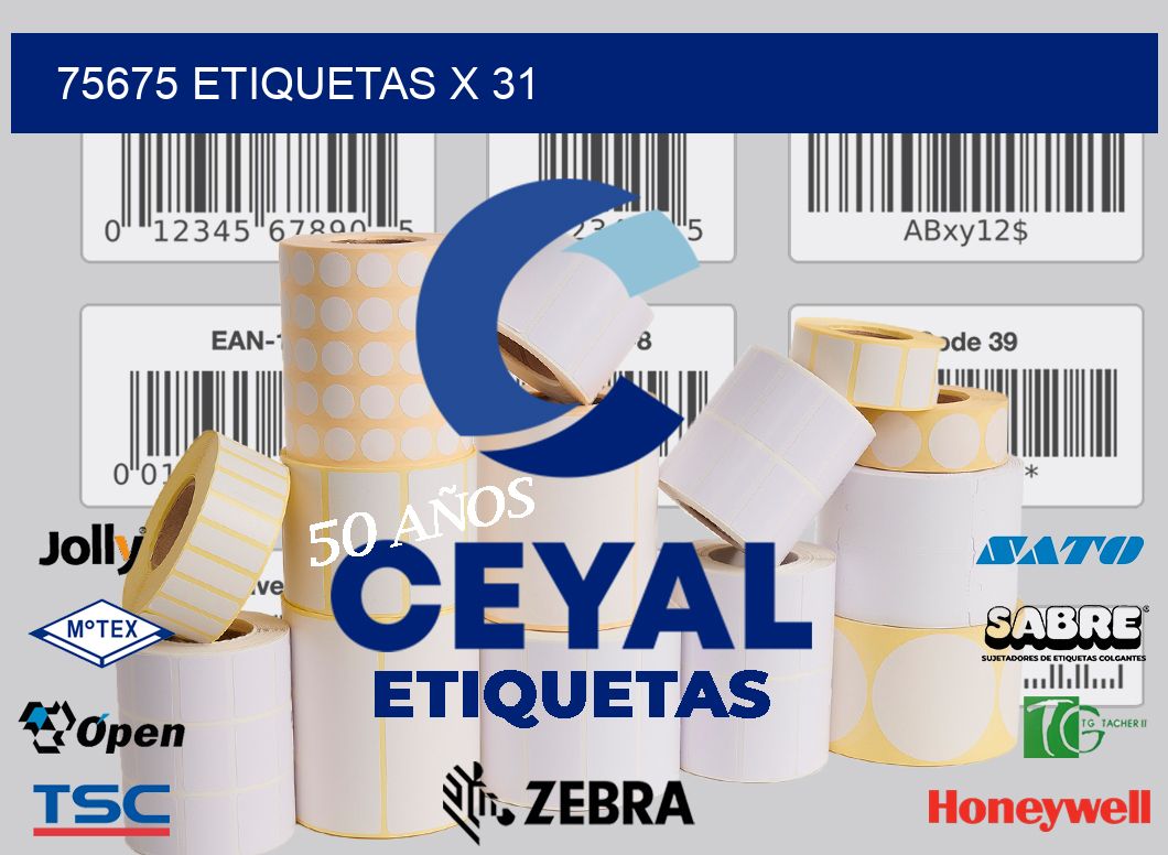 75675 Etiquetas x 31