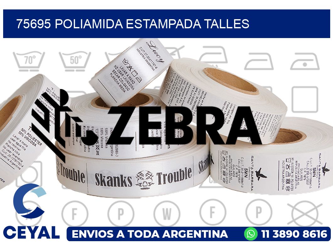 75695 POLIAMIDA ESTAMPADA TALLES